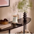 WoodWick Caf Macchiato wax candle Cylinder Coffee White, Brown 1 pc(s)