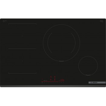 Bosch Serie 6 PVS831HB1E hob Black Built-in 80 cm Zone induction hob 4 zone(s)