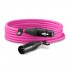 R DE XLR-6 audio cable 6 m Pink