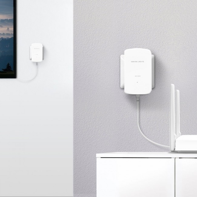 Mercusys | AV1000 Gigabit Powerline Starter Kit | MP500 KIT | 1000 Mbit/s | Ethernet LAN (RJ-45) ports 1 Mercusys | AV1000 Gigabit Powerline Starter Kit | MP500 KIT | 1000 Mbit/s | Ethernet LAN (RJ-45) ports 1