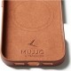 Mujjo Full Leather Case MagSafe Case for iPhone 17 Brown