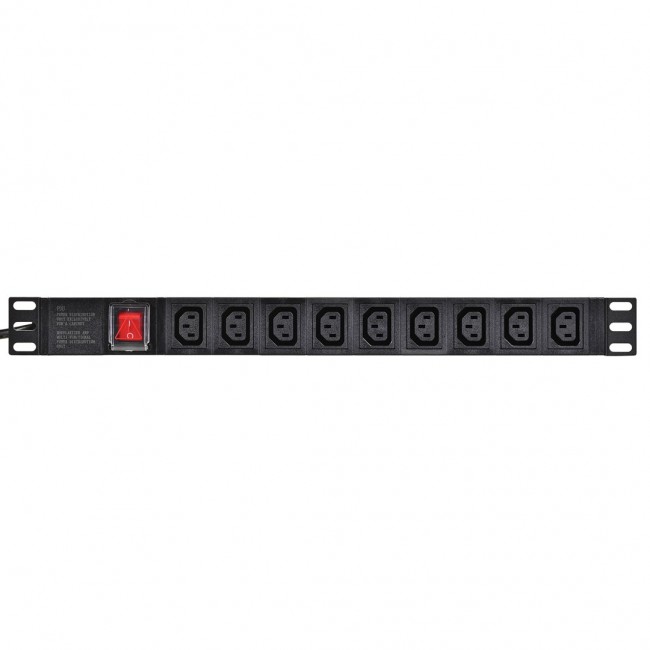Alantec PZ010 power extension 1.8 m 9 AC outlet(s) Indoor Black