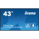 iiyama LH4360UHS-B2AG Signage Display Digital A-board 108 cm (42.5