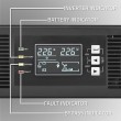Qoltec Uninterruptible Power Supply (UPS) for RACK | 3kVA | 3000W | Power Factor 1.0 | LCD | EPO | USB | Online