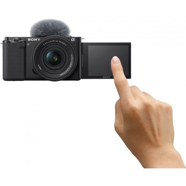Sony ZV-E10 + E PZ 16-50mm F3.5-5.6 OSS II MILC 24.2 MP CMOS 6000 x 4000 pixels Black