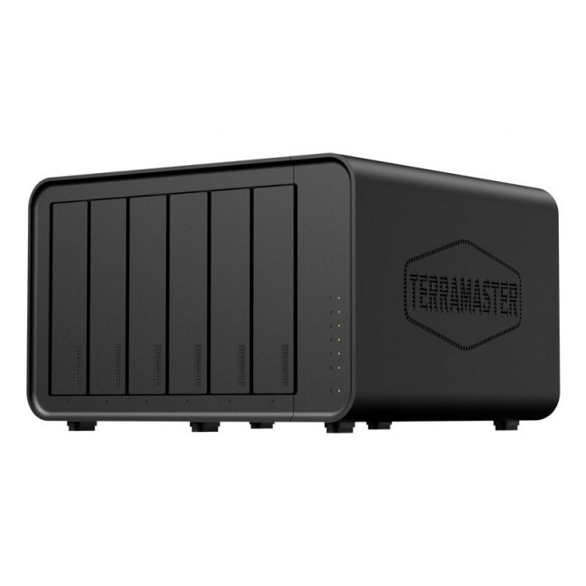 TerraMaster F6-424 MAX NAS/storage server Desktop Intel Core i5 i5-1235U 8 GB DDR5 Black