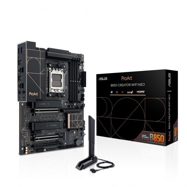 ASUS PROART B850-CREATOR WIFI NEO AMD B850 Socket AM5 ATX ASUS PROART B850-CREATOR WIFI NEO AMD B850 Socket AM5 ATX