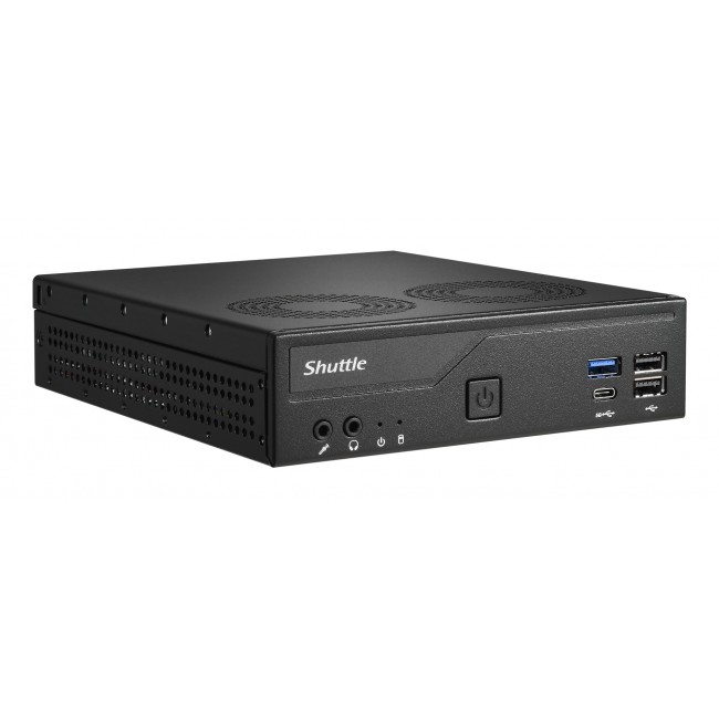 Shuttle XP slim DH610V2 PC/workstation barebone 1.35L sized PC Black Intel H610 LGA 1700