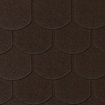 BEAVER ROOF SHINGLE BROWN 1 PCS 0.16M2, 1 OPK. 3.85M2
