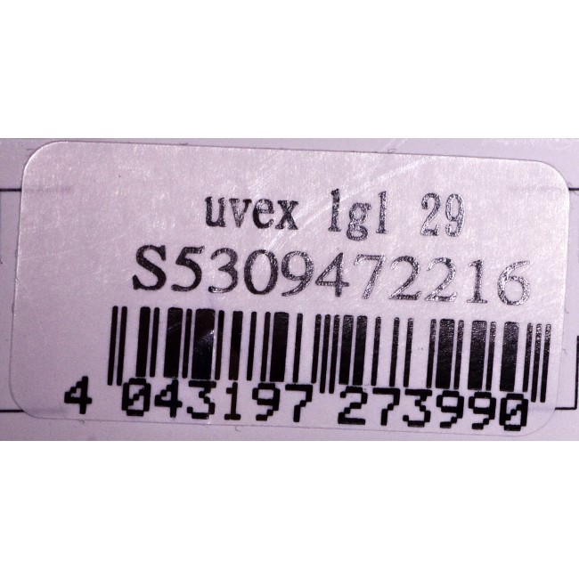UVEX LGL 29 GOGGLES BLACK