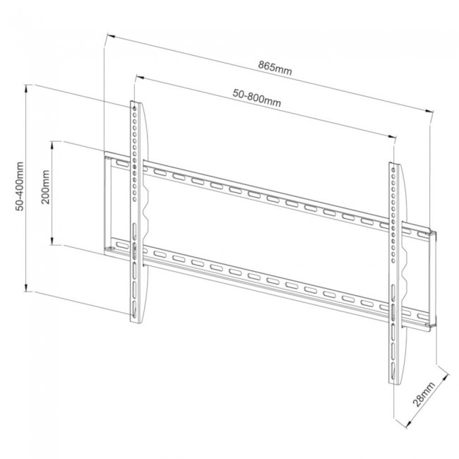 Techly ICA-PLB 162XL TV mount/stand 2.03 m (80