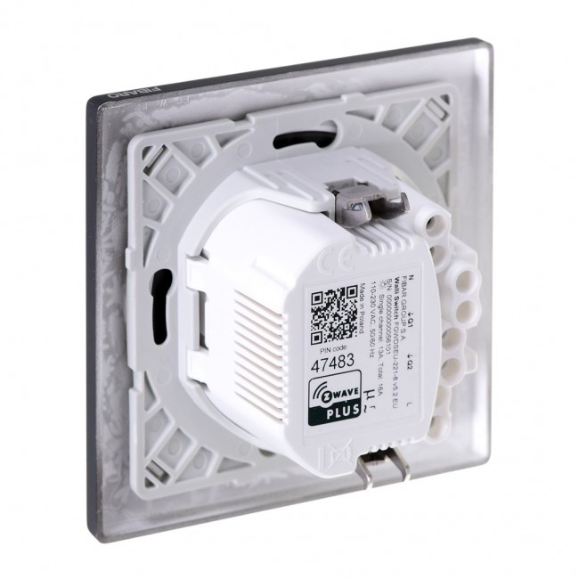 Fibaro FGWDSEU-221-8 electrical switch Smart switch Black Fibaro FGWDSEU-221-8 electrical switch Smart switch Black