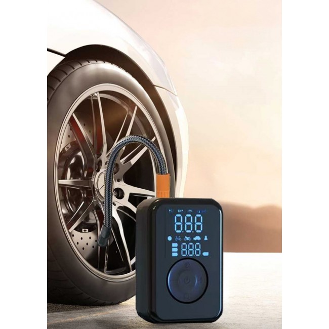 PATONA Electric tire inflator 10.3 bar / 150 PSI Powerbank and LED light Black PATONA Electric tire inflator 10.3 bar / 150 PSI Powerbank and LED light Black