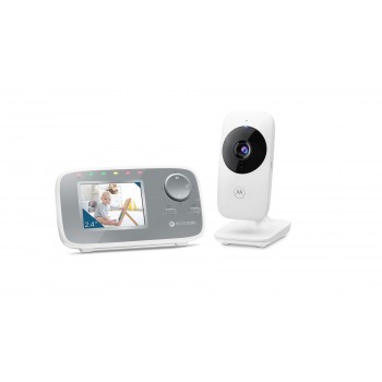 Motorola VM482 video baby monitor 300 m FHSS Silver, White