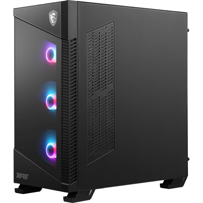 MSI MPG VELOX 100R Mid Tower Gaming Computer Case 'Black, 4x 120mm ARGB Fans, 1-6 ARGB Hub, ARGB light strip, USB Type-C, Tempered Glass, Center, E-ATX, ATX, mATX, mini-ITX' MSI MPG VELOX 100R Mid Tower Gaming Computer Case 'Black, 4x 120mm ARGB Fans, 1-6 ARGB Hub, ARGB light strip, USB Type-C, Tempered Glass, Center, E-ATX, ATX, mATX, mini-ITX'