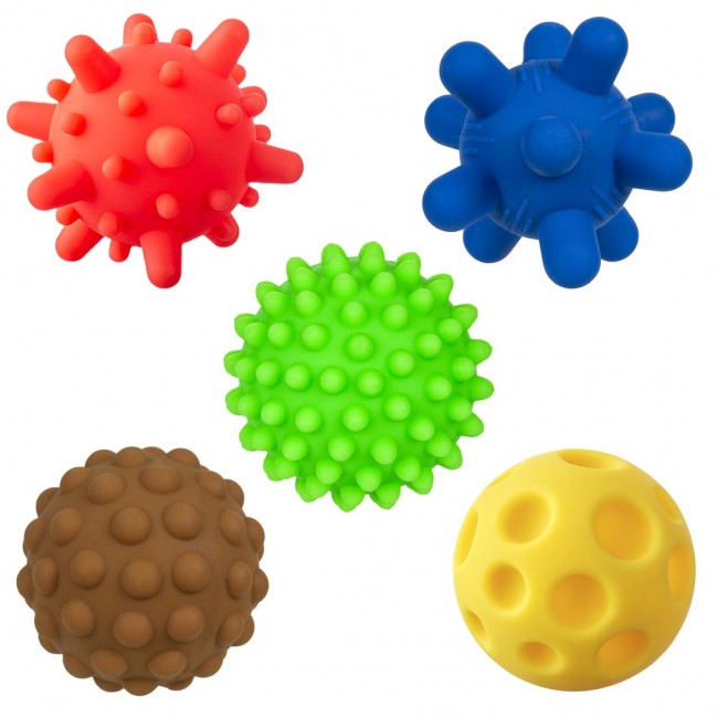 Sensory balls without holes TULLO 5 pcs Sensory balls without holes TULLO 5 pcs