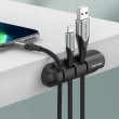 Vention 5-port cable organiser, 2 pcs, black Vention 5-port cable organiser, 2 pcs, black
