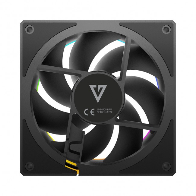 MODECOM VOLCANO LOOP 120 ARGB Reverse Fan Black