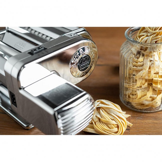 Atlas Pasta Maker with Motor, Silver Atlas Pasta Maker with Motor, Silver