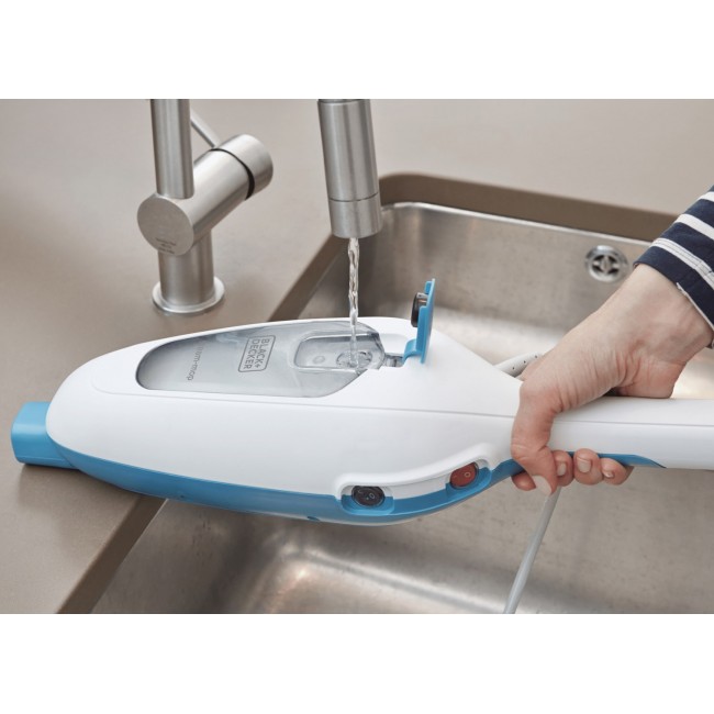 Black & Decker FSM13E1 steam cleaner 0.38 L 1300 W Blue, White Black & Decker FSM13E1 steam cleaner 0.38 L 1300 W Blue, White