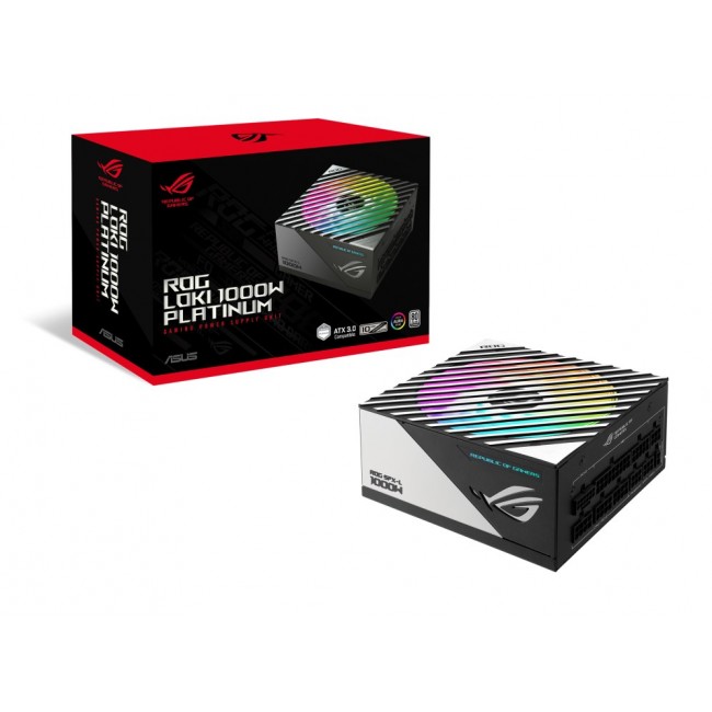 ASUS ROG Loki SFX-L 1000W Platinum power supply unit 24-pin ATX Black, Silver