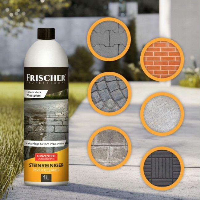 Frischer Concentrated Cleaner for Paving Stones and Stone, 1000 ml