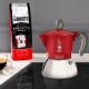 Bialetti Moka induction Moka pot 0.1 L Red, Silver