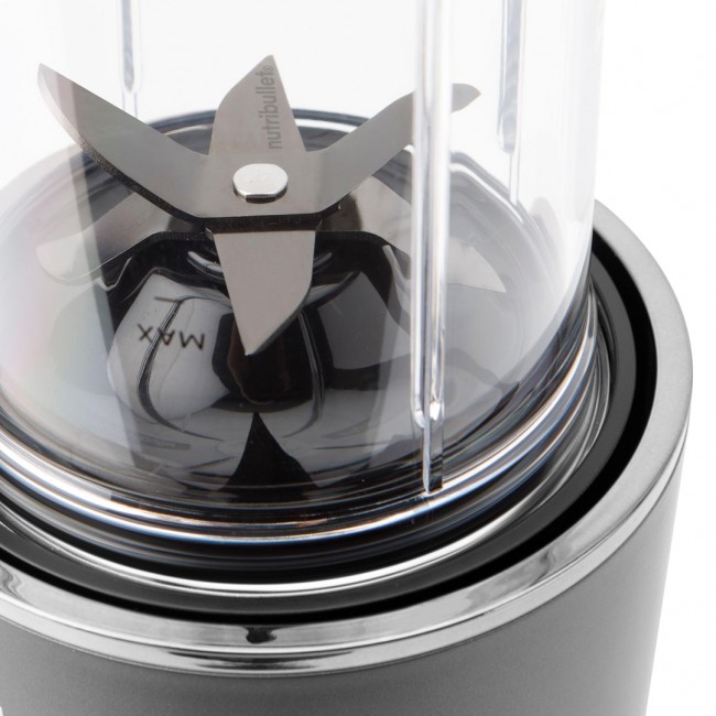 NutriBullet NB1206DGCC 0.9 L Tabletop blender 1200 W Black, Transparent