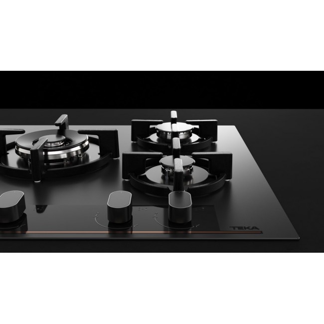 Teka GBC 75 Infinity G1 Black Built-in 70 cm Gas 5 zone(s)
