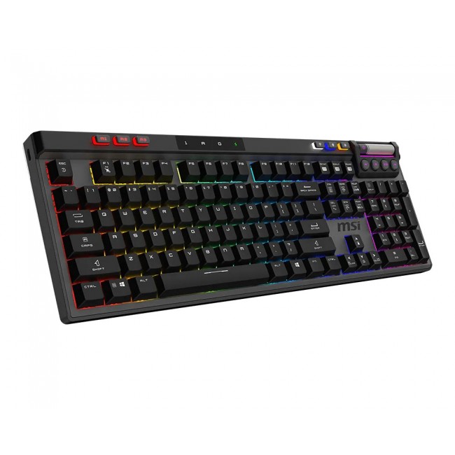 MSI STRIKE PRO WIRELESS keyboard Gaming USB + Bluetooth QWERTY US English Black