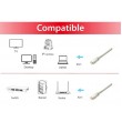Equip Cat.6A Platinum S/FTP Patch Cable, 15m, Gray