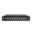 Digitus CAT 6A Patch Panel, shielded, 12-Port, 1HE, 10 Digitus CAT 6A Patch Panel, shielded, 12-Port, 1HE, 10