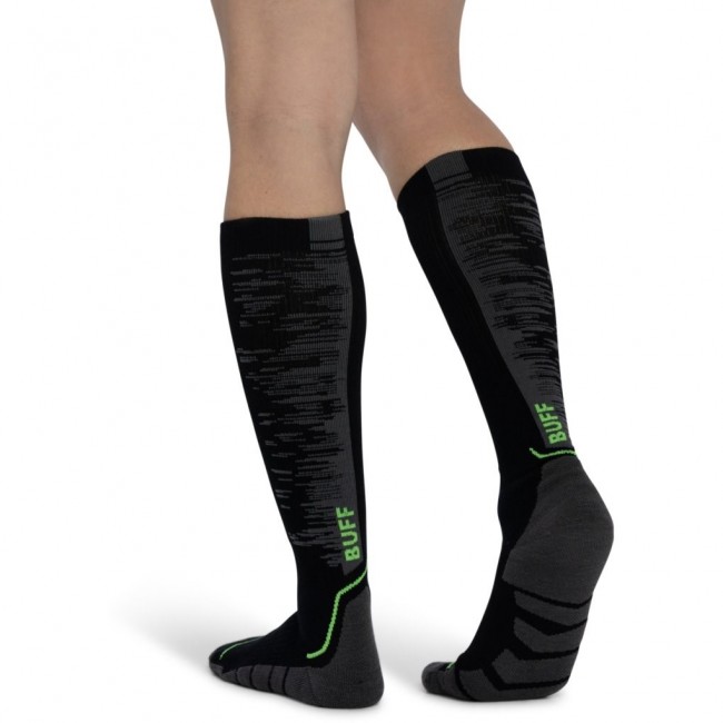 BUFF Merino HW Over The Calf Socks HW02, Black, L