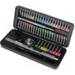 YATO Cordless Screwdriver Set with Bits 3.7 V, 56 Pieces, YT-25770