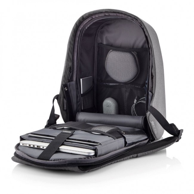 XD DESIGN ANTI-THEFT BACKPACK BOBBY HERO REGULAR GREY P/N: P705.292 XD DESIGN ANTI-THEFT BACKPACK BOBBY HERO REGULAR GREY P/N: P705.292
