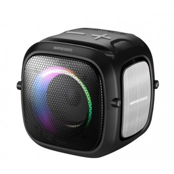 Speaker C-TECH Impressio Qubis mini, SD, USB, BT, AUX-IN, FM radio, TWS, IPX6, RGB