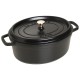 Staub oval cast iron pot - Black, 5.5 ltr Staub oval cast iron pot - Black, 5.5 ltr