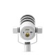 R DE PodMic USB White - dynamic microphone for podcasting