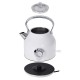 Adler | Kettle with a Thermomete | AD 1346w | Electric | 2200 W | 1.7 L | Stainless steel | 360 rotational base | White