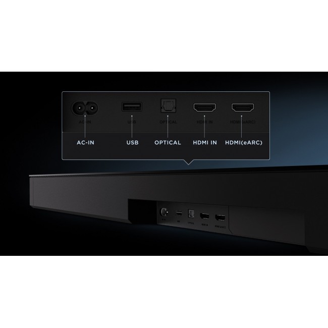 TCL Q Q75H Class 5.1.2 Channel Sound Bar with Dolby Atmos, Ray Danz Technology, and Wireless Subwoofwer