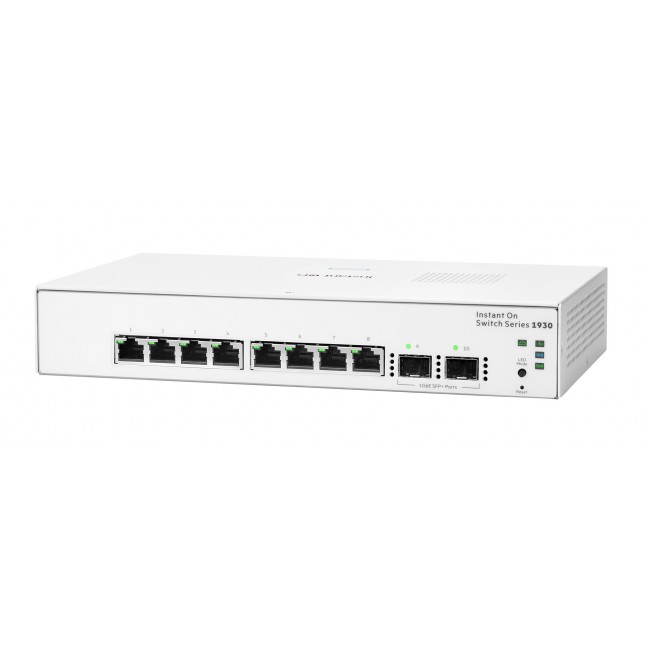 HPE Aruba Networking Networking Instant On Switch 8p Gigabit 2p SFP 1930 HPE Aruba Networking Networking Instant On Switch 8p Gigabit 2p SFP 1930
