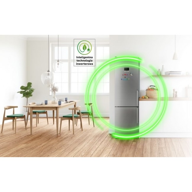 Bosch Serie 6 KGN49LBCF fridge-freezer Freestanding 440 L C Black