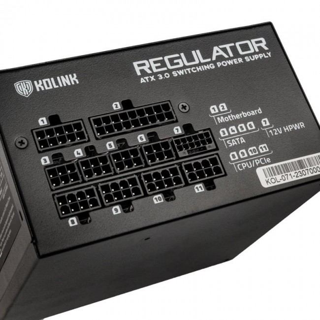 Kolink Regulator power supply unit 850 W 20+4 pin ATX ATX Black