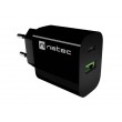 WALL CHARGER NATEC RIBERA 1X USB-A + 1X USB-C 20W BLACK WALL CHARGER NATEC RIBERA 1X USB-A + 1X USB-C 20W BLACK