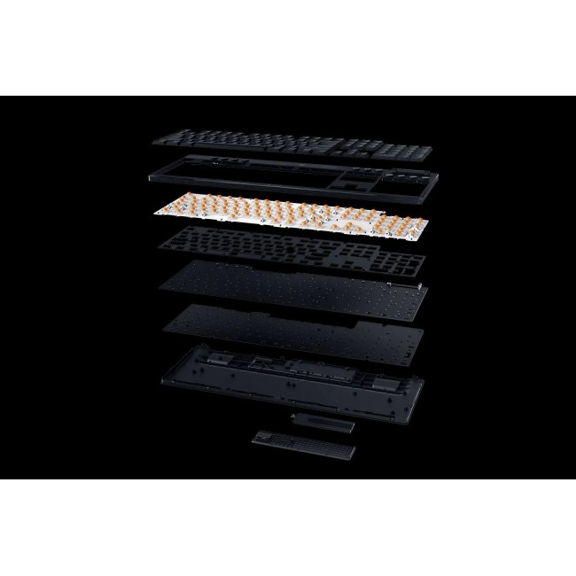 Razer BlackWidow V4 Low-Profile HyperSpeed keyboard Gaming USB + RF Wireless + Bluetooth QWERTY US International Black