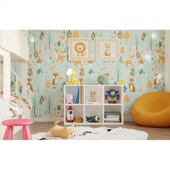 MALAX MINI 2X3 WHITE BOOKCASE