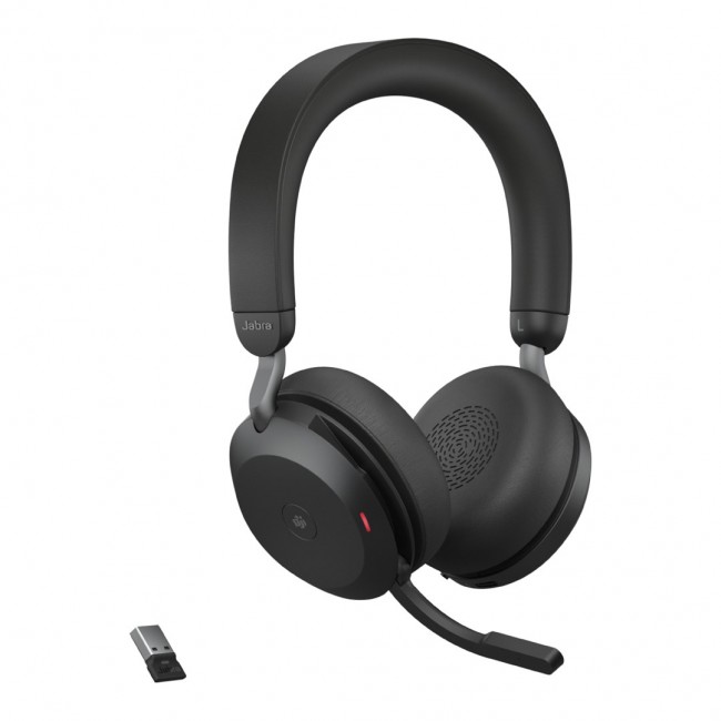 Jabra Evolve2 75 MS Stereo USB-A - wireless over-ear headphones, black