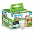 DYMO Authentic LabelWriter Durable Labels | 25mm x 89mm | White Poly | 2 Rolls of 350 (700 Self-Adhesive Labels) | High-Performance | For LabelWriter Label Makers