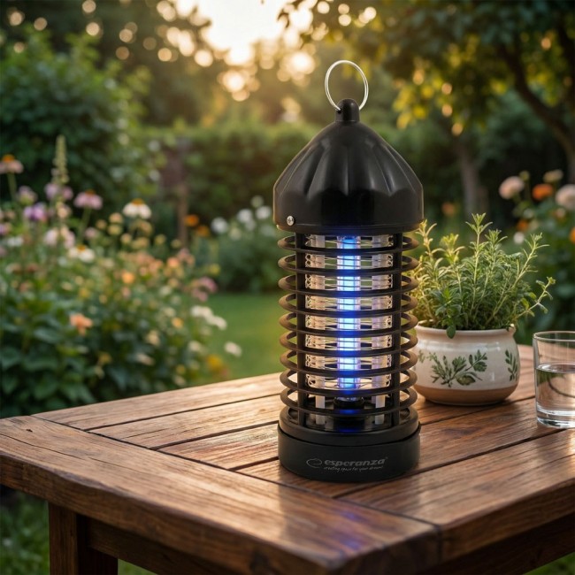 Esperanza EHQ005 ELECTRIC INSECT UV LAMP Black