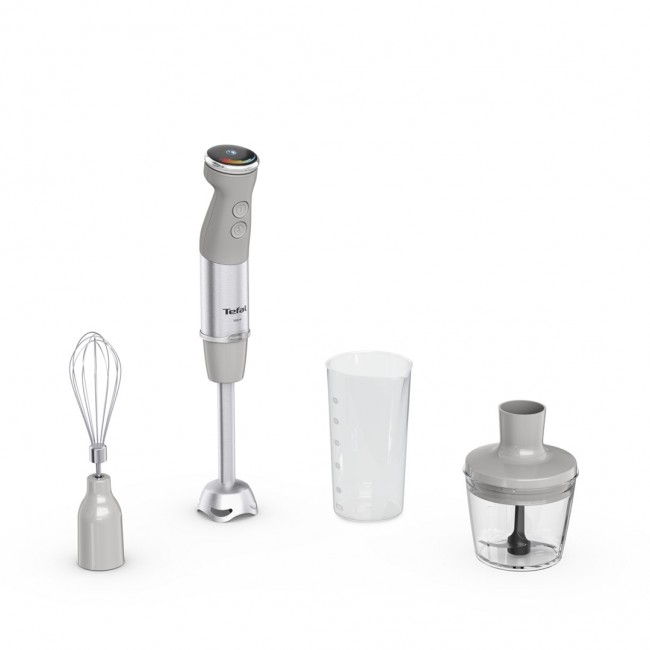 Tefal Quickchef+ HB673B30 blender Immersion blender 1000 W Grey, Stainless steel